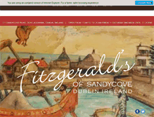 Tablet Screenshot of fitzgeraldsofsandycove.com